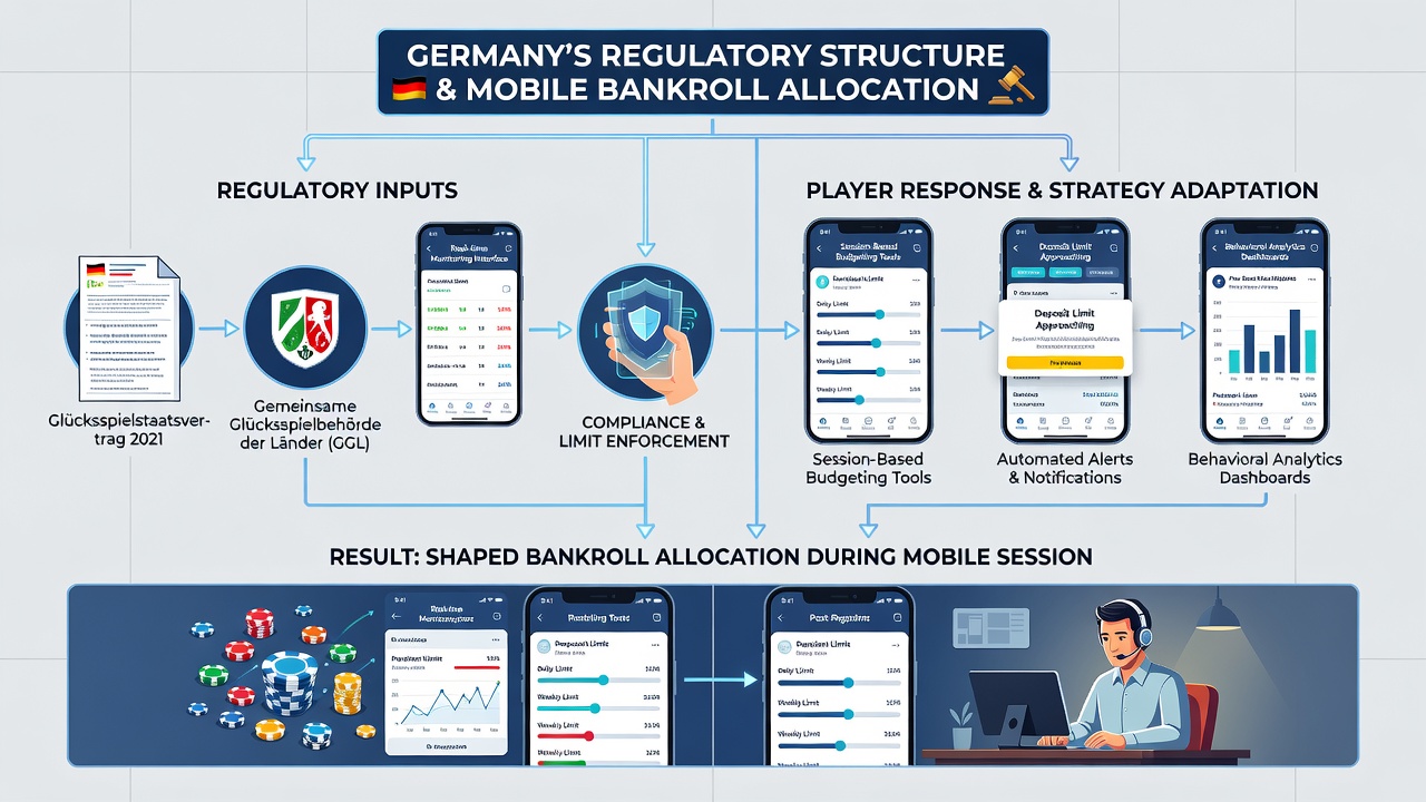 Mobile Spielumgebungen mit Fokus auf Kapitalverteilung zwischen Slots und Tischspielen unter deutscher Regulierung