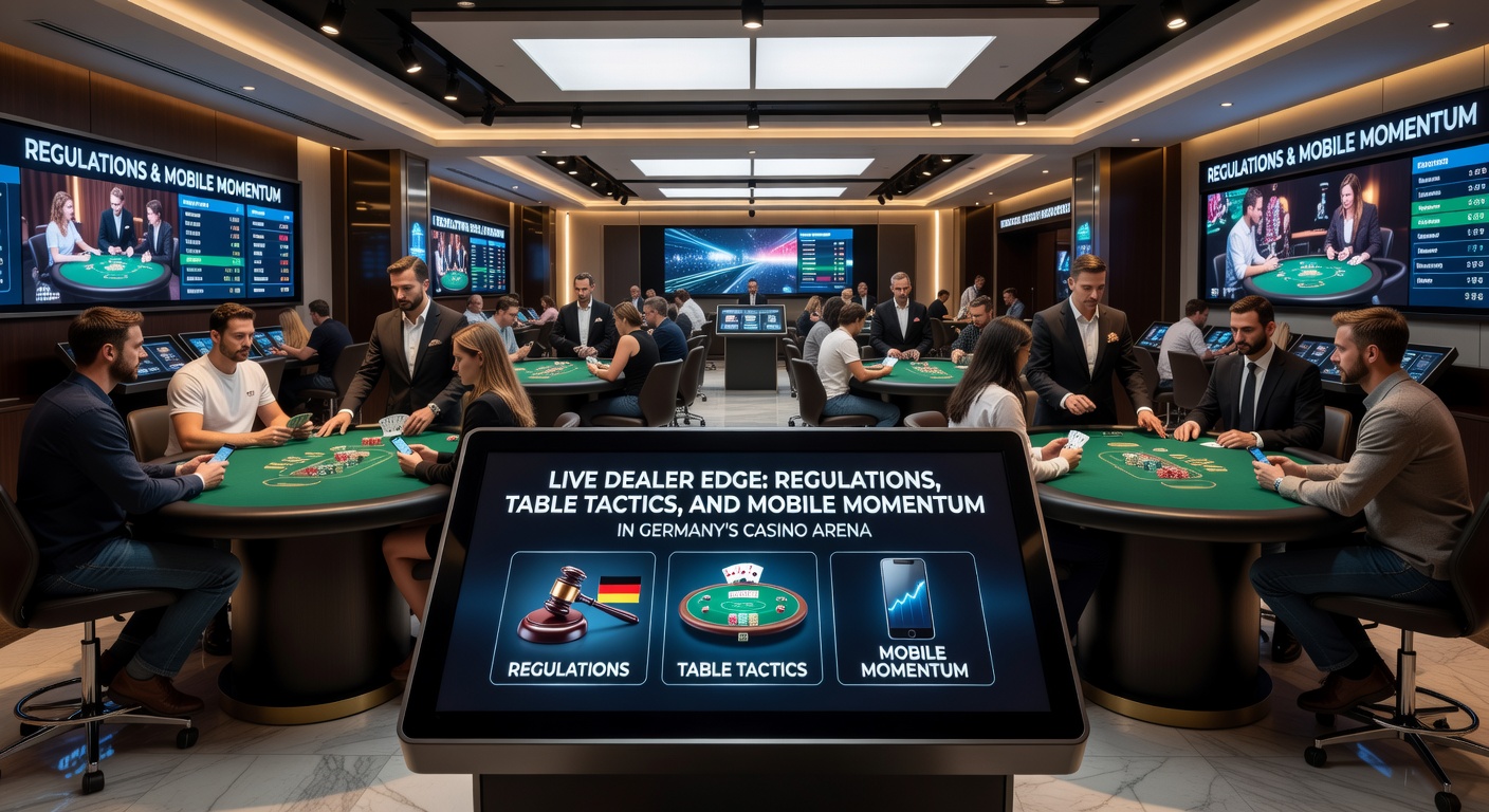 Mobile App mit Live-Dealer-Roulette auf Smartphone, unterwegs mit stabiler Verbindung