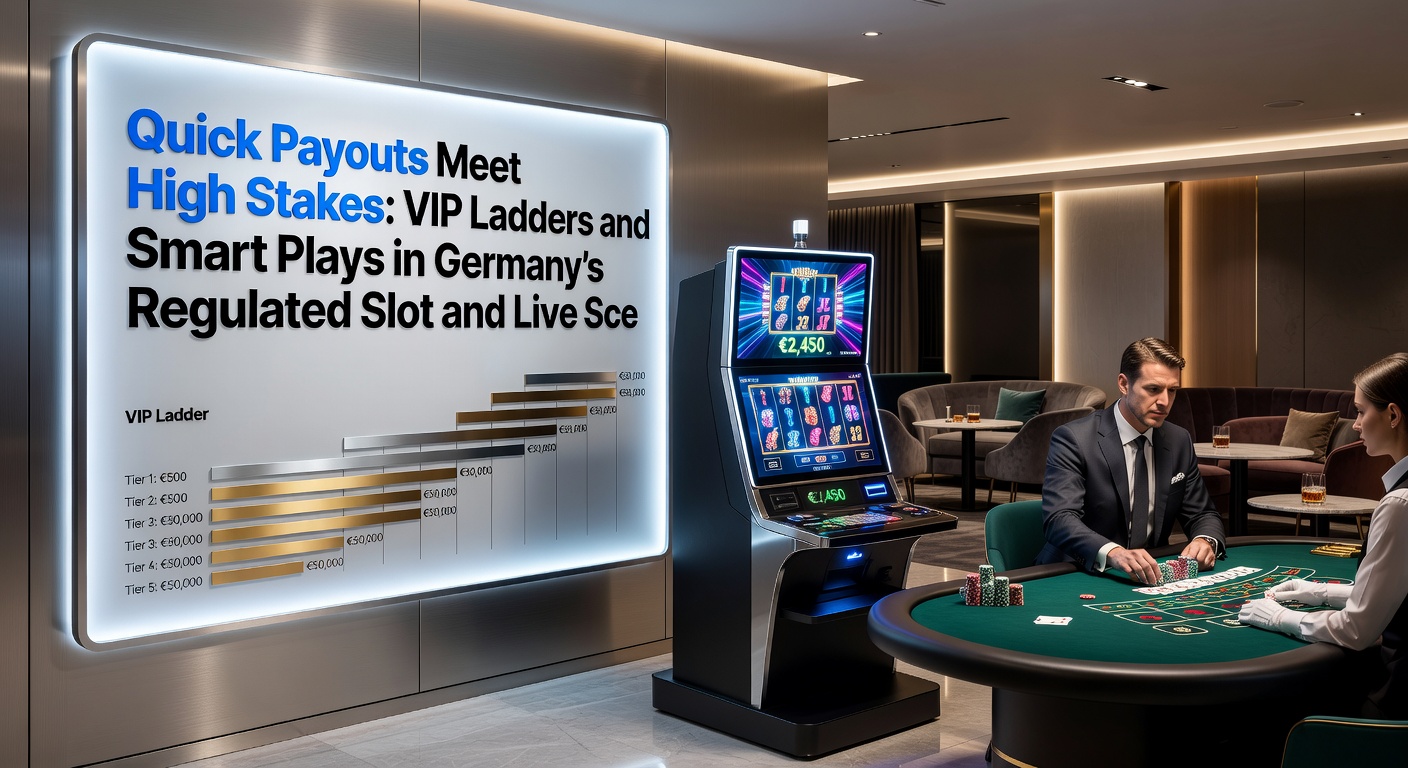 Visuelle Darstellung schneller Auszahlungsprozesse in VIP-Umgebungen mit Slot- und Live-Elementen in Deutschland