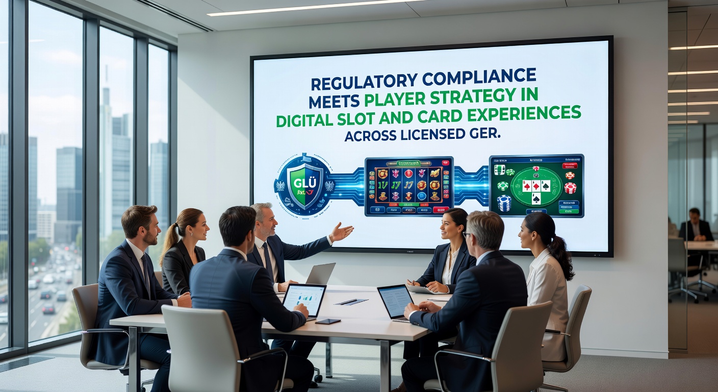 Player analyzing strategies for slots and card games under German regulatory compliance on mobile devices