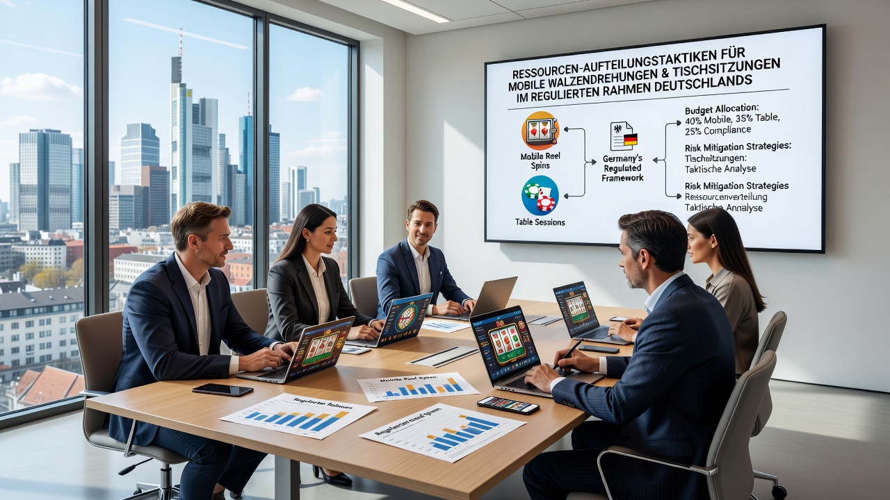 Illustration von Sitzungsmanagement und Budgetverteilung in regulierten deutschen Online-Casinos