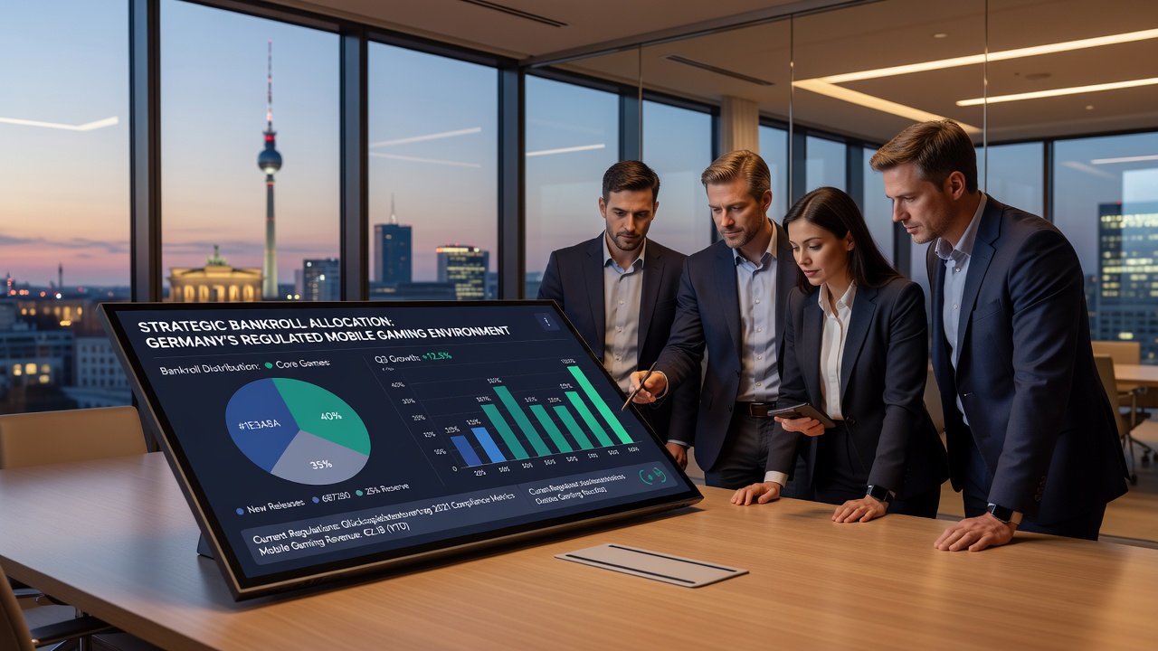 Diagramm zur Bankroll-Verteilung in mobilen Casino-Sessions unter GlüStV